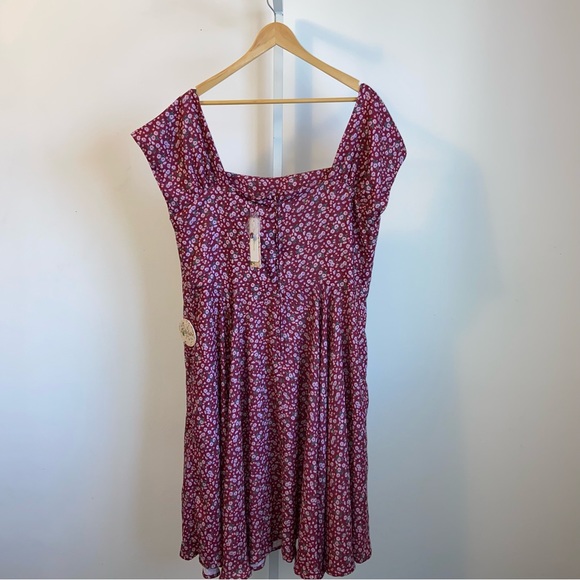 Timeless London Aaliyah Dress Retro Floral Pinup With Pockets US Size 16 NEW - Picture 8 of 15